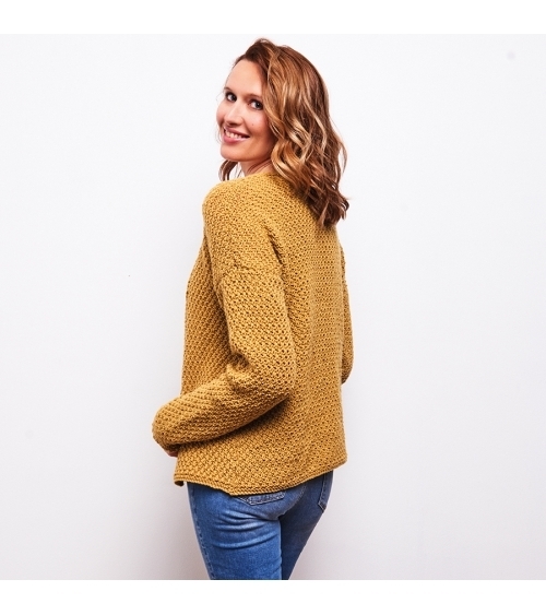 Lou Cardigan - Kit de Tricot en Wooly Mérinos Pelotes de 50gr
Niveau débutant
Le cardigan fait son grand retour !
Ce vêtement