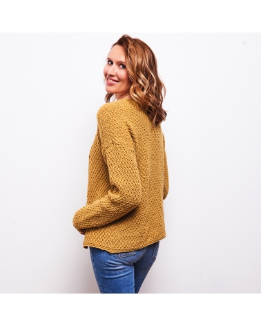 Lou Cardigan - Kit de Tricot en Wooly Mérinos Pelotes de 50gr
Niveau débutant
Le cardigan fait son grand retour !
Ce vêtement