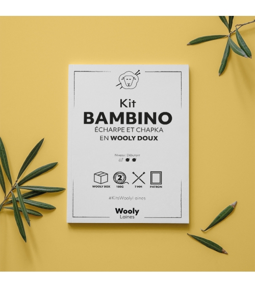 Écharpe & Chapka Bambino - Patron de Tricot en Wooly Doux Écharpe & Chapka Bambino - Patron de tricot en Wooly Doux

Niveau dé