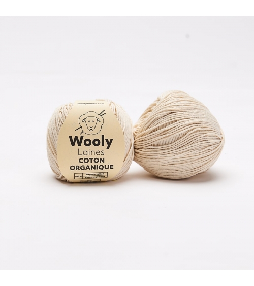 COTON ORGANIQUE WOOLY LAINES