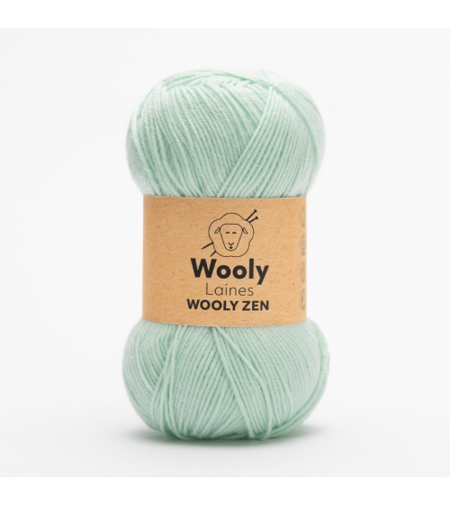 PELOTE DE LAINE WOOLY ZEN Pelote de 100g 
La pelote de laine Wooly Zen est un savant mélange d’Amicor et d’Acrylique. Elle est