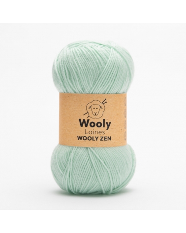 PELOTE DE LAINE WOOLY ZEN Pelote de 100g 
La pelote de laine Wooly Zen est un savant mélange d’Amicor et d’Acrylique. Elle est