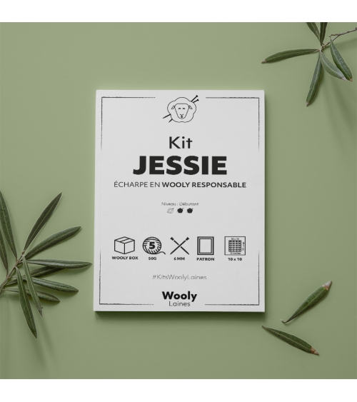 Jessie & Emeline Écharpe & Bonnet - Kit de Tricot en Wooly Responsable Pelotes de 50 gr.
Niveau débutant
Le duo irrésistible v