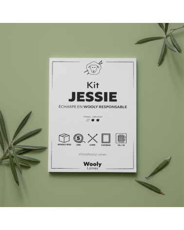 Jessie & Emeline Écharpe & Bonnet - Kit de Tricot en Wooly Responsable Pelotes de 50 gr.
Niveau débutant
Le duo irrésistible v