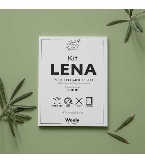 Pull Lena - Kit de Tricot en Laine Oslo Pelotes de 100gr.
Niveau débutant
Parfait pour les débutants, ce pull se tricote sans 