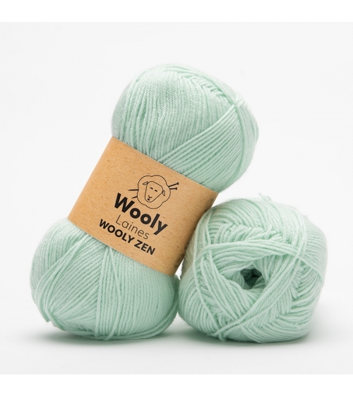 PELOTE DE LAINE WOOLY ZEN Pelote de 100g 
La pelote de laine Wooly Zen est un savant mélange d’Amicor et d’Acrylique. Elle est 