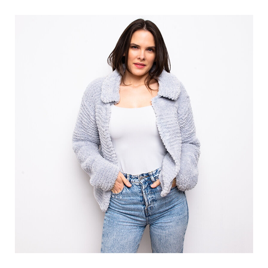 kit de tricot veste Sandra Wooly Laines - kit à tricoter- tricoter un veste