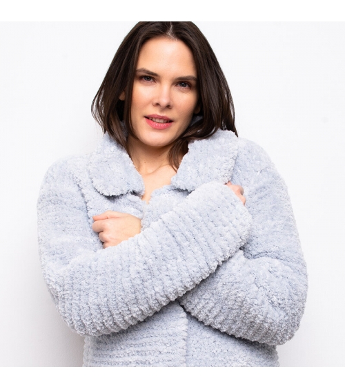 kit de tricot veste Sandra Wooly Laines - kit à tricoter- tricoter un veste