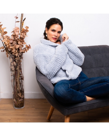 kit de tricot veste Sandra Wooly Laines - kit à tricoter- tricoter un veste