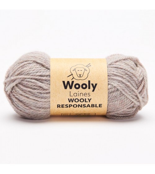 PELOTE DE LAINE WOOLY RESPONSABLE Pelote de 50 gr.
Responsable, durable et créative, Wooly Responsable réuni en une pelote tous