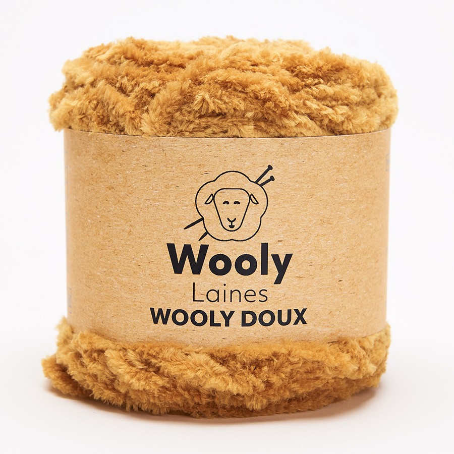 PELOTE DE LAINE WOOLY DOUX Pelote de 100 gr.
WOOLY DOUX est entièrement constituée de microfibres, elle apporte légèreté et rés