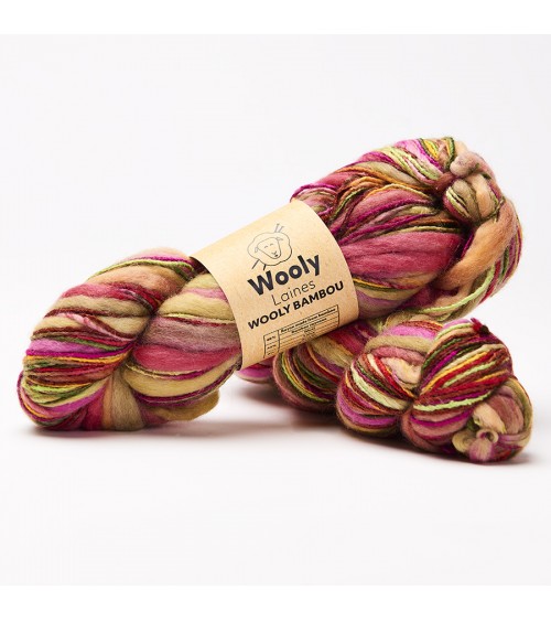 PELOTE DE LAINE WOOLY BAMBOU Pelotes de 100gr.

Notre laine Wooly Bambou contient essentiellement des produits naturels tels q