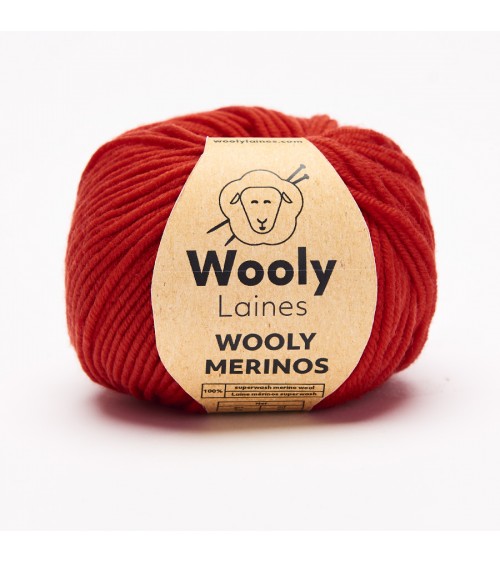 Wooly Mérinos Pelote de Laine 100% Mérinos Superwash Pelote de 50 gr.

WOOLY MERINOS est entièrement constituée de fibre de mé