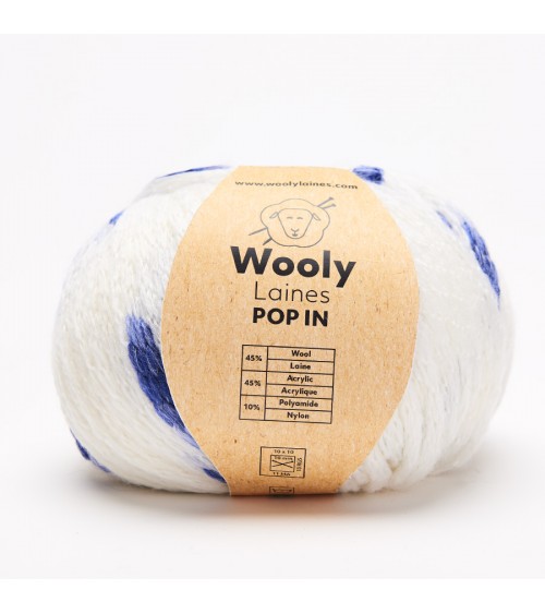 PELOTE DE LAINE POP IN Pelote de 100 gr.
POP IN est éclatante de couleurs. Ses touches colorées et chatoyantes apportent de la 