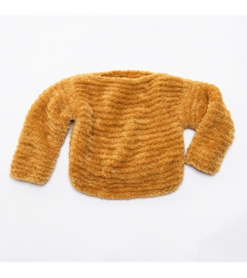 Pull Bambino - Kit de Tricot en Wooly Doux Pelotes de 100gr.
Niveau débutant
Avec notre Pull Bambino, bébé sera le plus beau d