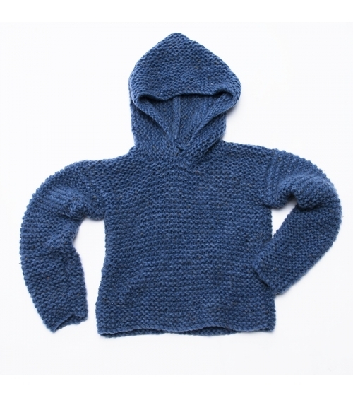 Pull Domy - Kit de Tricot en Laine Oslo Pelotes de 100gr.
Niveau débutant
Ce magnifique sweat à capuche est tricoté dans une l