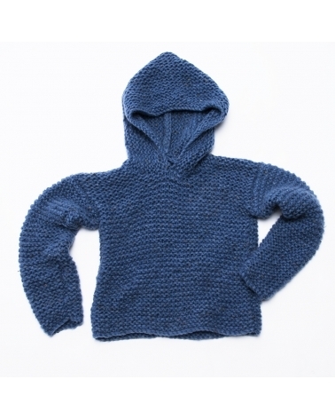 Pull Domy - Kit de Tricot en Laine Oslo Pelotes de 100gr.
Niveau débutant
Ce magnifique sweat à capuche est tricoté dans une l