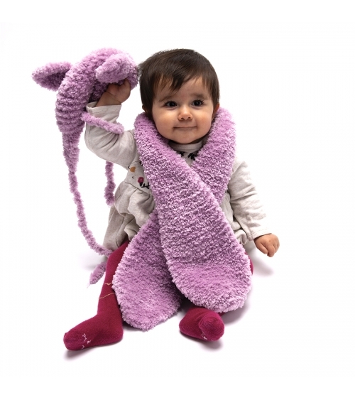 Écharpe & Chapka Bambino - Kit de Tricot en Wooly Doux Pelotes de 100gr.
Niveau débutant
Avec notre écharpe et sa chapka en Wo