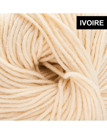 Cache-Coeur Lise - Kit de Tricot en laine Wooly Mérinos Pelote de 50 gr.
Niveau intermédiaire

Protéger bébé des vents frisqu