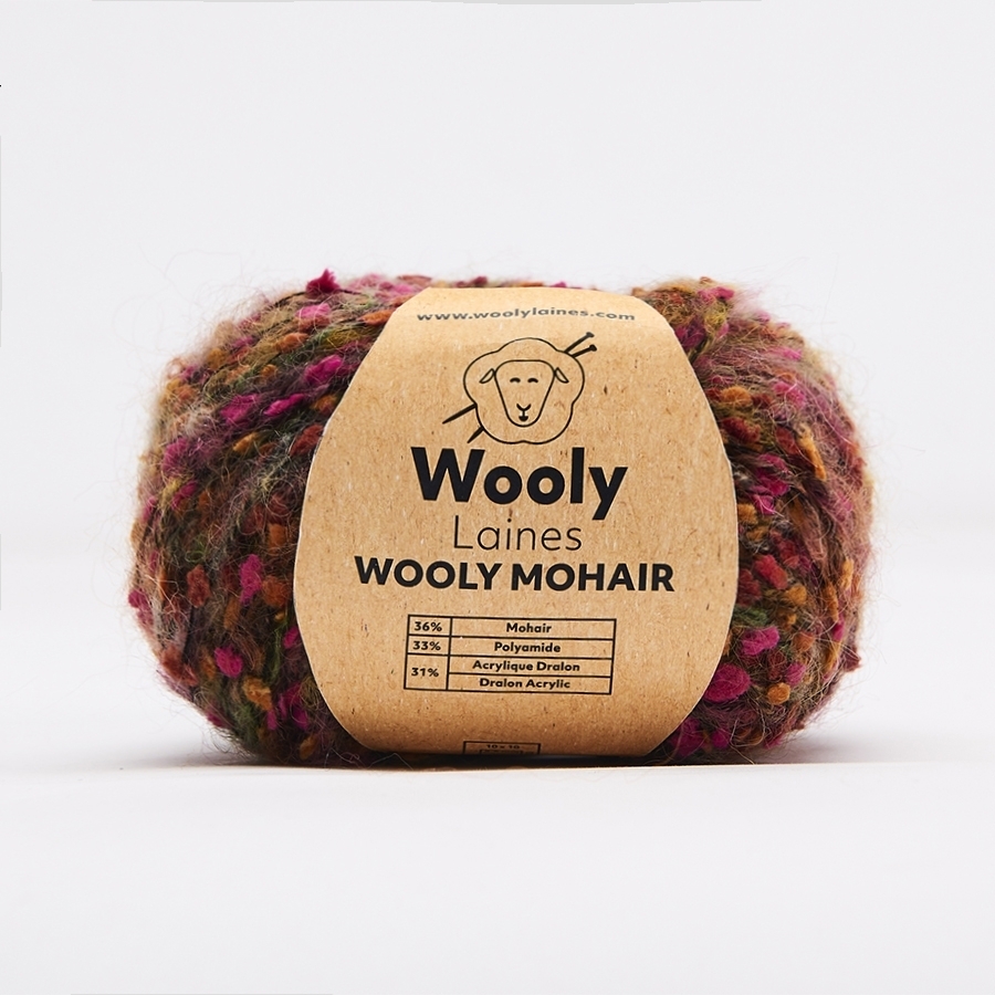 PELOTE DE LAINE WOOLY MOHAIR Pelote de 50gr.

Notre collection Capsule, uniquement 600 pelotes au total !

Wooly Mohair est 